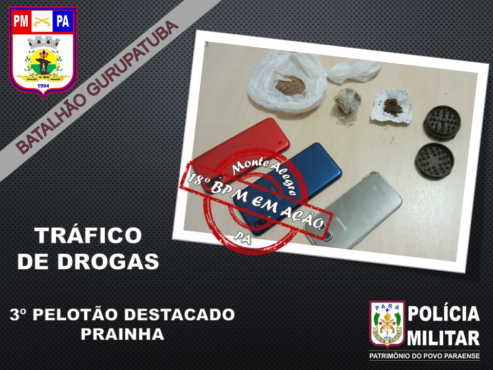 Dois homens presos com drogas na cidade de Prainha