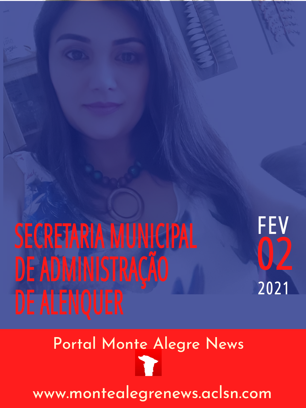 Prefeito Tom Farias anuncia nova secretária de Administração da cidade de Alenquer Oeste do Pará