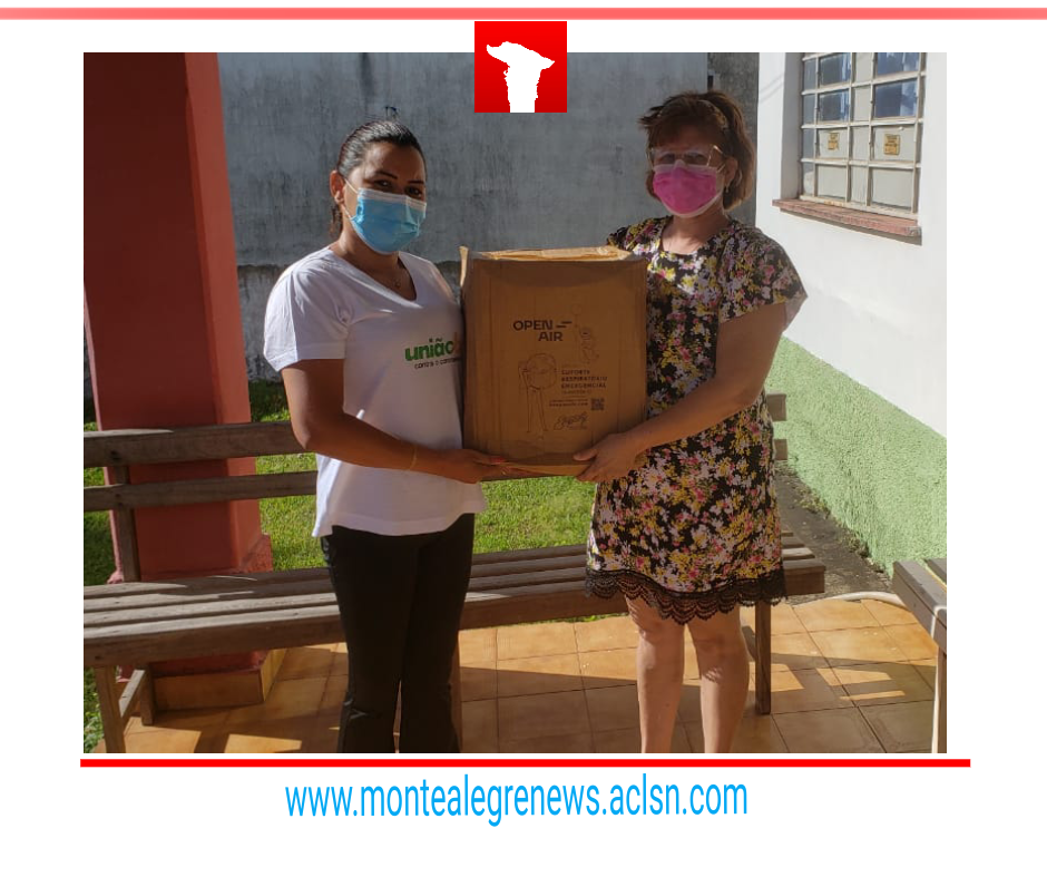 Sindicato dos Servidores Públicos Municipais de Monte Alegre faz entrega de respirador para Secretária de Saúde do Município