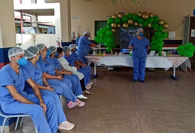 Profissionais da Enfermagem do Hospital de Campanha de Santarém recebem homenagens