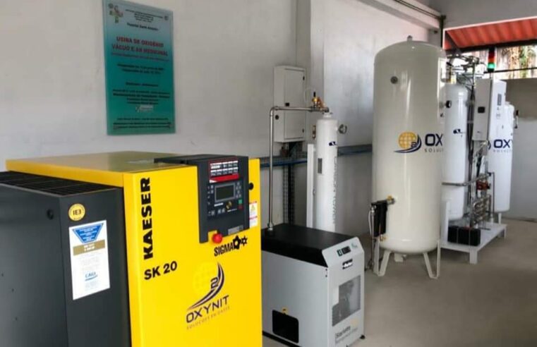 Hospital Santo Antônio de Alenquer no Oeste do Pará, recebe o projeto concluído da Usina de Oxigênio e canalização de gases
