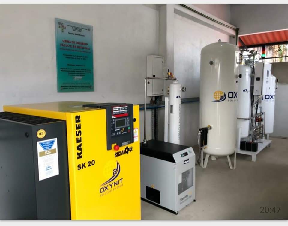 Hospital Santo Antônio de Alenquer no Oeste do Pará, recebe o projeto concluído da Usina de Oxigênio e canalização de gases