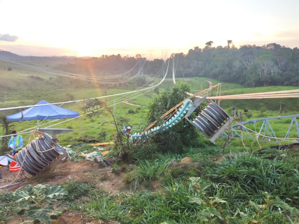 VÍDEO – MOMENTOS ANTES DA TRAGÉDIA: São 7 vítimas na queda de torre de transmissão de energia no Pará