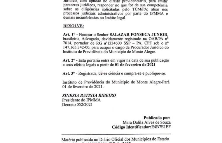 IMPROBIDADE ADMINISTRATIVA?