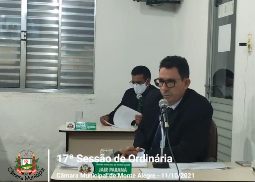 Vídeo – Vereador Jair Paraná (MDB) faz graves denúncias de consumo exorbitante de óleo lubrificante para máquina pesada em sessão ordinária na Câmara Municipal de Monte Alegre
