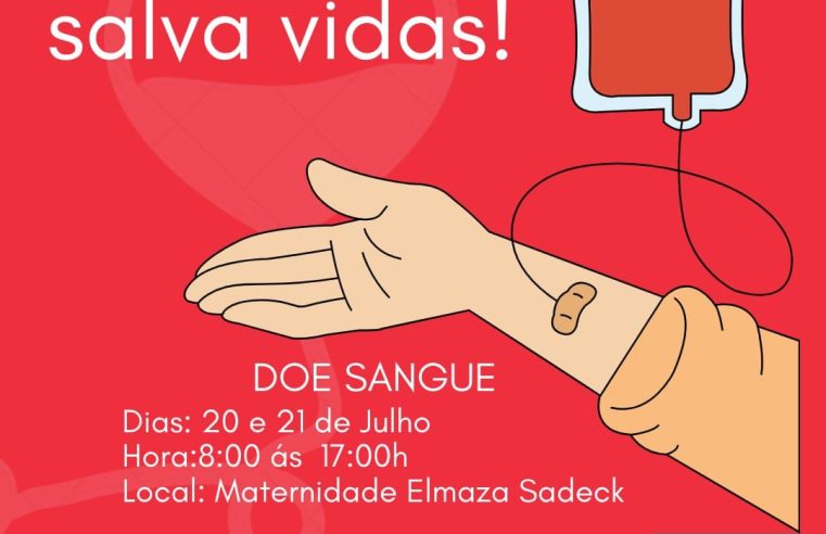 Campanha de doação de sangue inicia hoje com uma carreata pelas ruas da cidade com a presença do mascote em Monte Alegre
